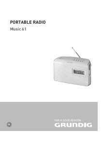 Priročnik Grundig Music 61 Radijski sprejemnik
