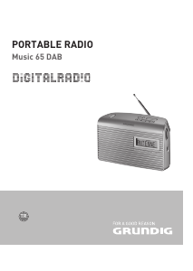 Kullanım kılavuzu Grundig Music 65 DAB+ Telsiz