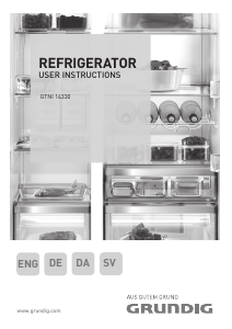 Manual Grundig GTNI 14330 Refrigerator