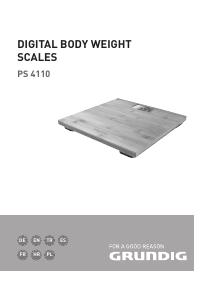 Manual de uso Grundig PS 4110 Báscula