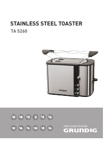 Kullanım kılavuzu Grundig TA 5260 Ekmek kızartma makinesi