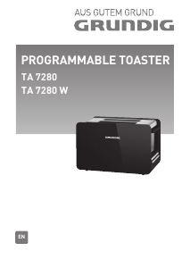 Manual Grundig TA 7280 W Toaster