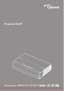 Manual Optoma CinemaX P2 Proiector