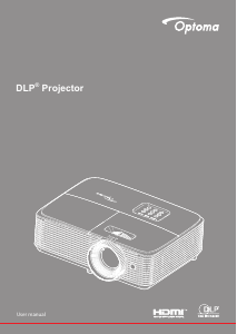 Manual Optoma DS322e Projector
