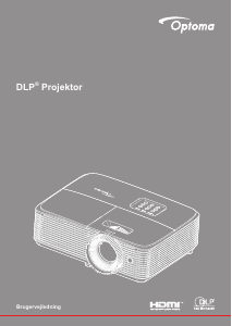 Brugsanvisning Optoma DW322 Projektor