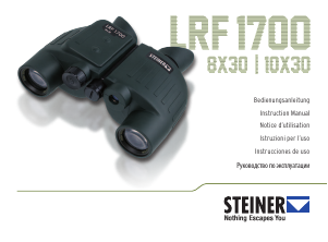 Manual de uso Steiner LRF 1700 8x30 Prismáticos
