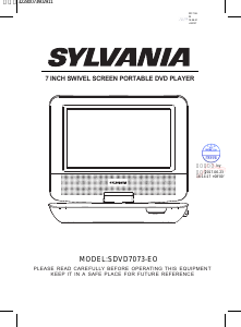 Manual Sylvania SDVD7073-EO DVD Player