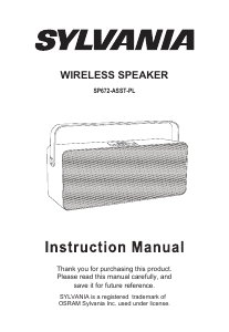Manual Sylvania SP672-ASST-PL Speaker