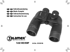 Handleiding Talamex 7x50 WD/KMP Verrekijker