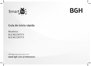 Manual de uso BGH BLE4815RTFX Televisor de LED