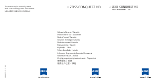 Manual de uso Zeiss Conquest HD Prismáticos