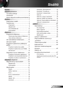 Käyttöohje Optoma EH200ST Projektori