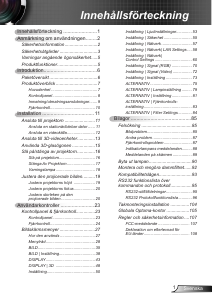 Bruksanvisning Optoma EH320USTi Projektor