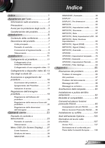 Manuale Optoma EH320USTi Proiettore