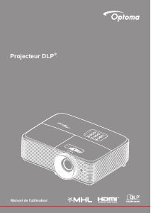 Mode d’emploi Optoma EH412ST Projecteur
