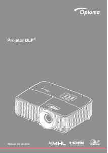 Manual Optoma EH412ST Projetor