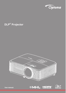 Manual Optoma EH412ST Projector