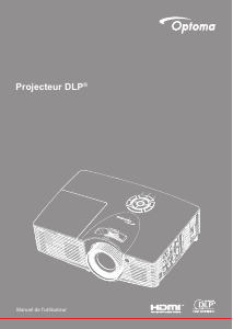 Mode d’emploi Optoma EH416e Projecteur