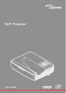 Manual Optoma HZ40UST Projector