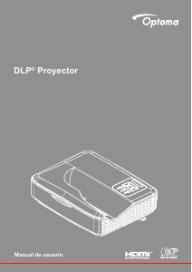 Manual de uso Optoma HZ40UST Proyector