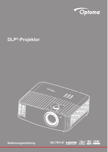 Bedienungsanleitung Optoma UHD42 Projektor