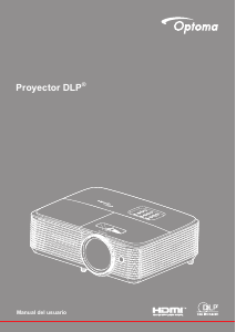 Manual de uso Optoma W319ST Proyector