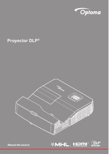 Manual de uso Optoma W330UST Proyector
