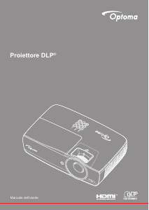 Manuale Optoma WU470 Proiettore