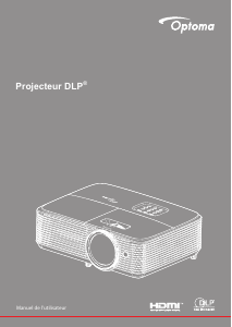 Mode d’emploi Optoma X309ST Projecteur