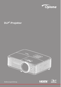 Bedienungsanleitung Optoma X309ST Projektor