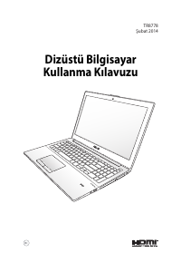 Kullanım kılavuzu Asus TR8778 Dizüstü bilgisayar