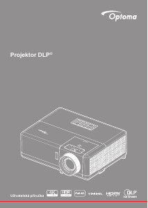 Manuál Optoma ZH403 Projektor