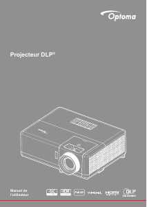 Mode d’emploi Optoma ZH403 Projecteur