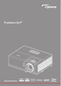 Manuale Optoma ZH406ST Proiettore