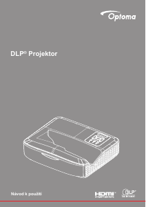 Manuál Optoma ZH500UST Projektor