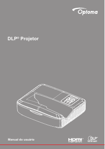 Manual Optoma ZH500UST Projetor