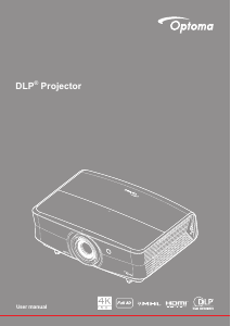 Manual Optoma ZK507-W Projector