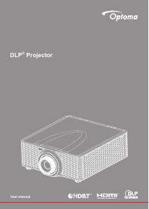Manual Optoma ZU1050 Projector