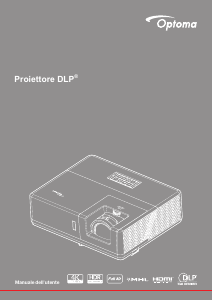 Manuale Optoma ZU606TSTe Proiettore