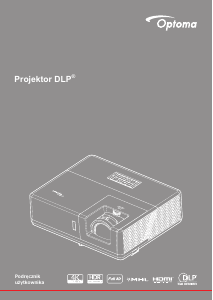 Instrukcja Optoma ZU606TSTe Projektor