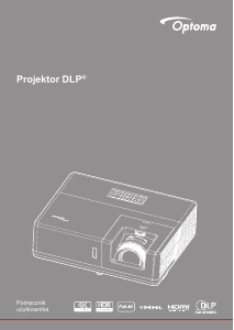 Instrukcja Optoma ZU606Te Projektor