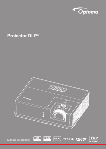 Manual Optoma ZU606Te Proiector