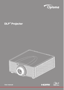 Manual Optoma ZU660e Projector