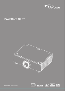 Manuale Optoma ZU720TST Proiettore