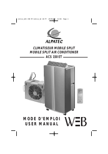 Mode d’emploi Alpatec ACS 150 ET Climatiseur