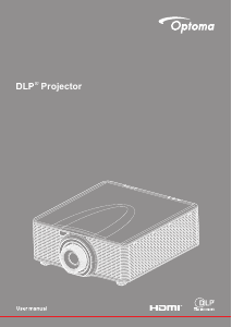 Manual Optoma ZU860 Projector