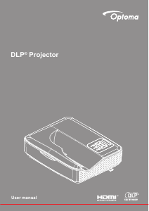 Manual Optoma ZW300USTe Projector