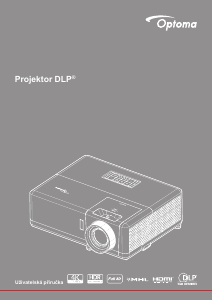 Manuál Optoma ZW403 Projektor