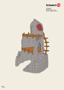 Manual Schleich set 42033 World of Fantasy Elf Castle Shadow Rock