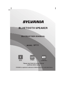 Manual Sylvania SP711-PL Speaker